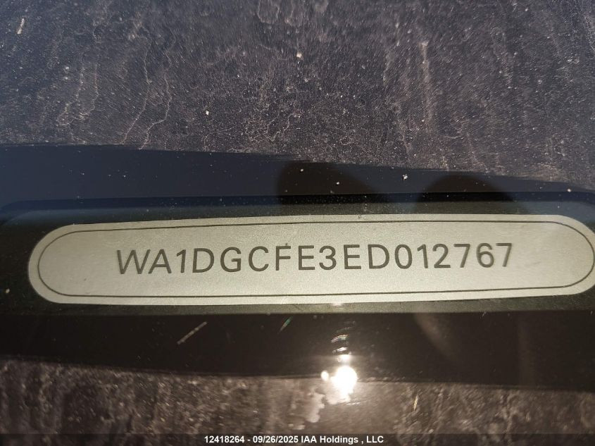 2014 Audi Q7 Prestige VIN: WA1DGCFE3ED012767 Lot: 12418264