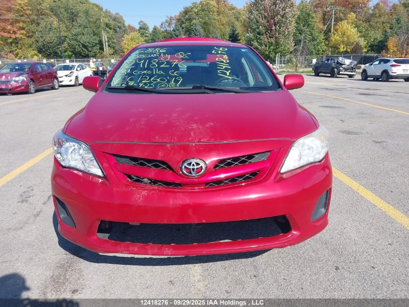 2013 Toyota Corolla Ce VIN: 2T1BU4EE5DC126049 Lot: 12418276