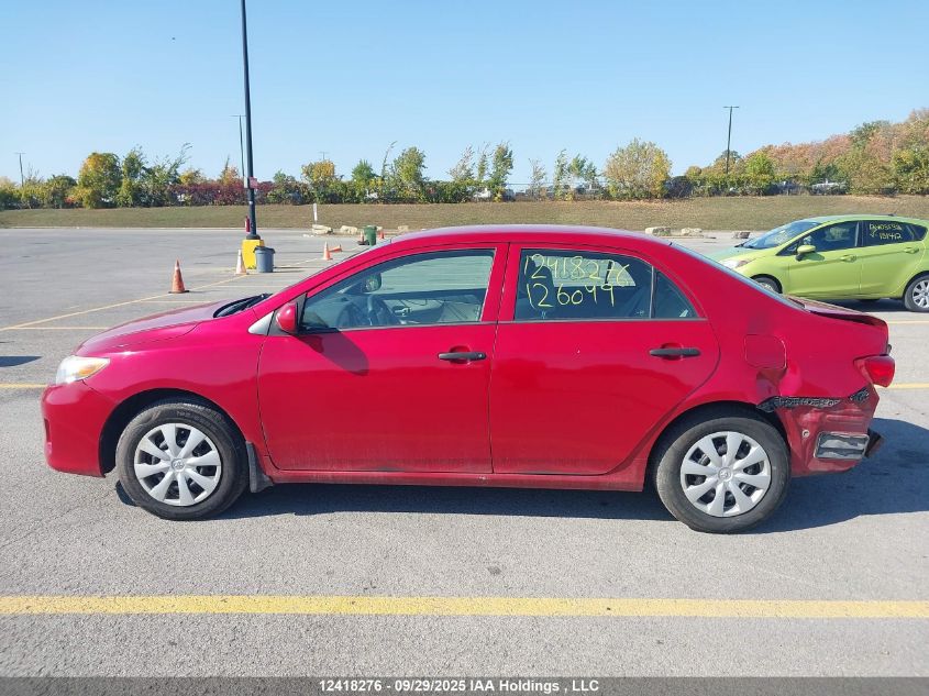 2013 Toyota Corolla Ce VIN: 2T1BU4EE5DC126049 Lot: 12418276