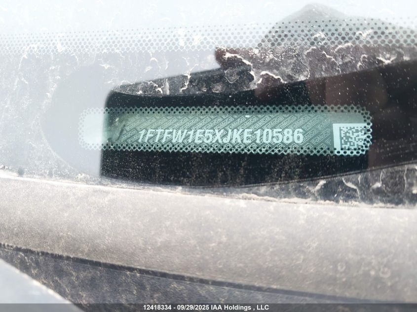 2018 Ford F-150 Xlt VIN: 1FTFW1E5XJKE10586 Lot: 12418334