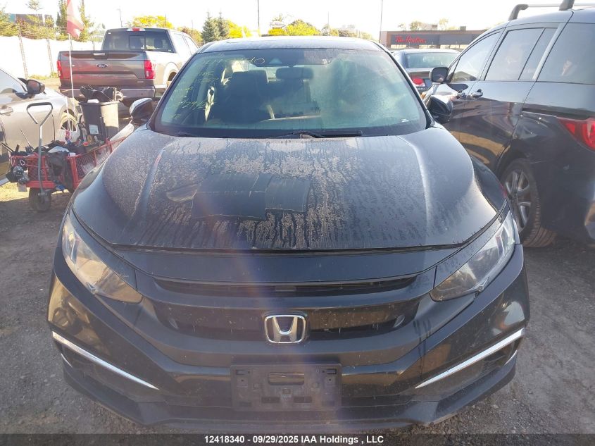 2020 Honda Civic Ex VIN: 2HGFC2F75LH025267 Lot: 12418340