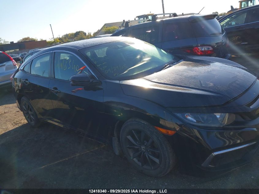 2020 Honda Civic Ex VIN: 2HGFC2F75LH025267 Lot: 12418340