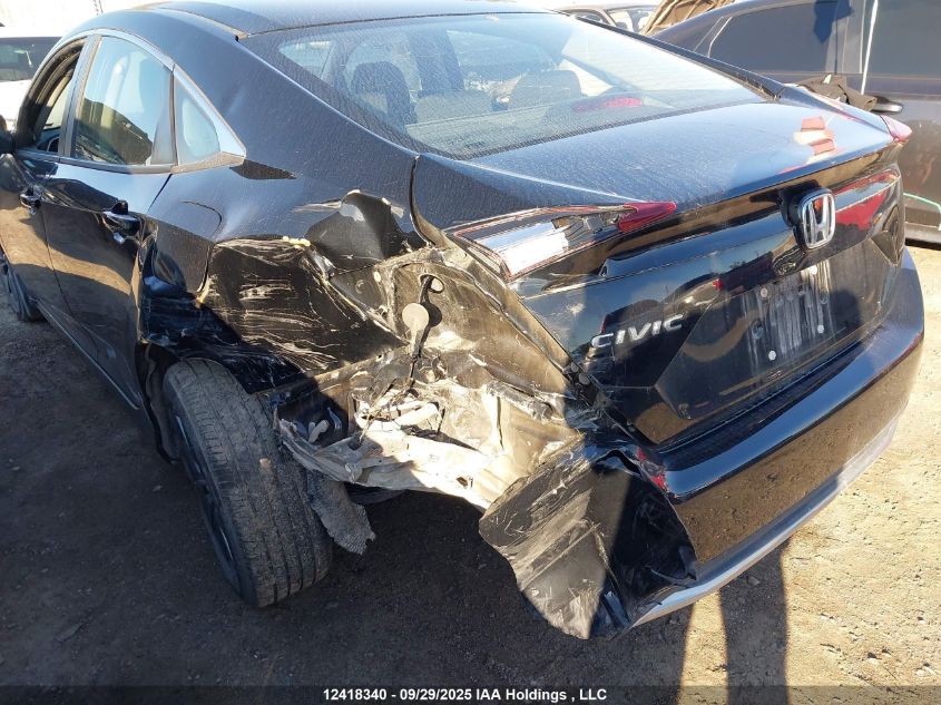 2020 Honda Civic Ex VIN: 2HGFC2F75LH025267 Lot: 12418340