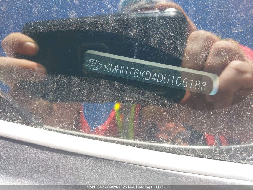 2013 Hyundai Genesis VIN: KMHHT6KD4DU106183 Lot: 12418347