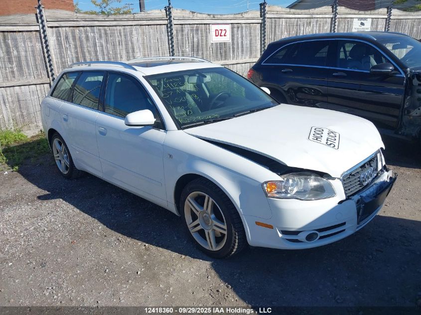 2007 Audi A4 2.0T Avant Quattro VIN: WAUKF78E87A021518 Lot: 12418360