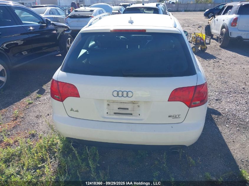 2007 Audi A4 2.0T Avant Quattro VIN: WAUKF78E87A021518 Lot: 12418360