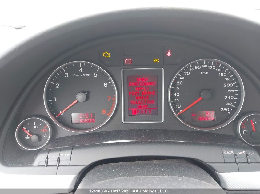 2007 Audi A4 2.0T Avant Quattro VIN: WAUKF78E87A021518 Lot: 12418360