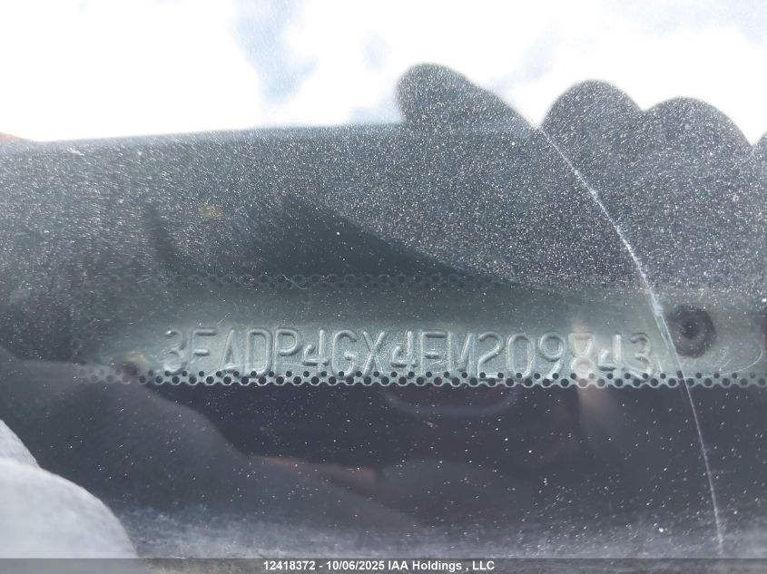 2015 Ford Fiesta St VIN: 3FADP4GX4FM209843 Lot: 12418372