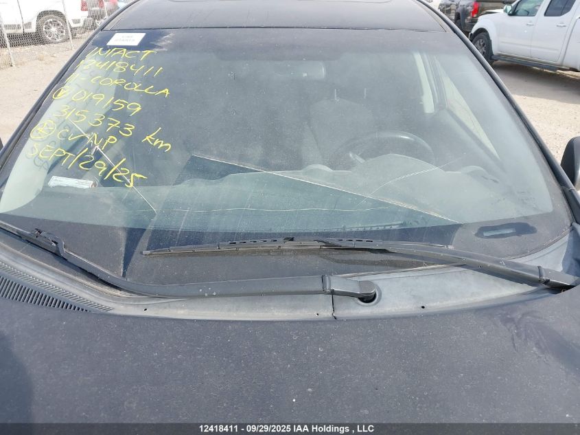 2011 Toyota Corolla Matrix S VIN: 2T1LE4EE5BC019159 Lot: 12418411