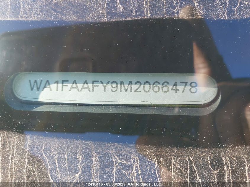 2021 Audi Q5 VIN: WA1FAAFY9M2066478 Lot: 12418416