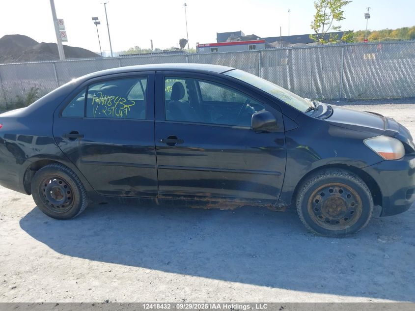 2008 Toyota Yaris VIN: JTDBT923781259649 Lot: 12418432