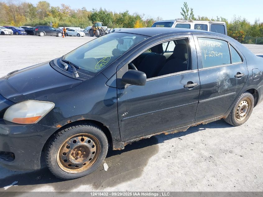 2008 Toyota Yaris VIN: JTDBT923781259649 Lot: 12418432