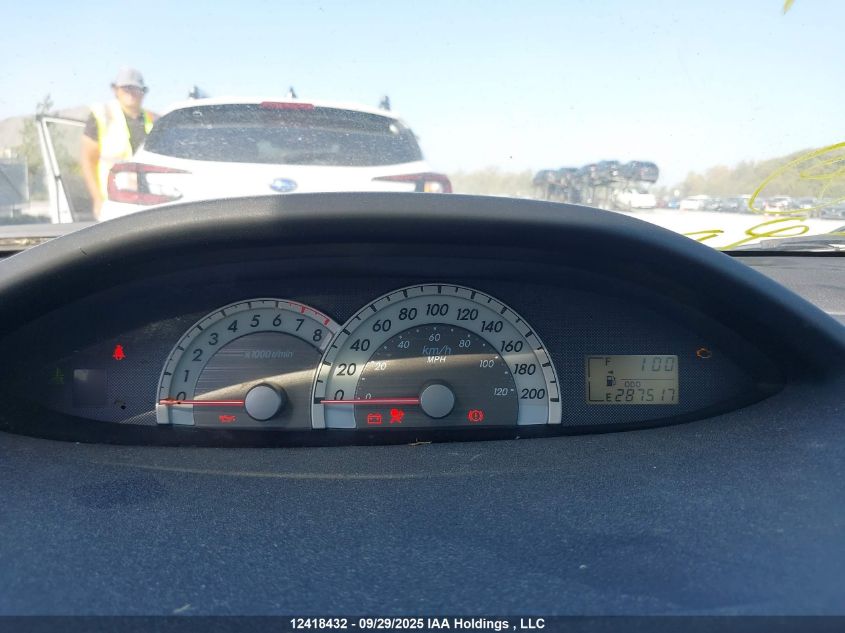 2008 Toyota Yaris VIN: JTDBT923781259649 Lot: 12418432