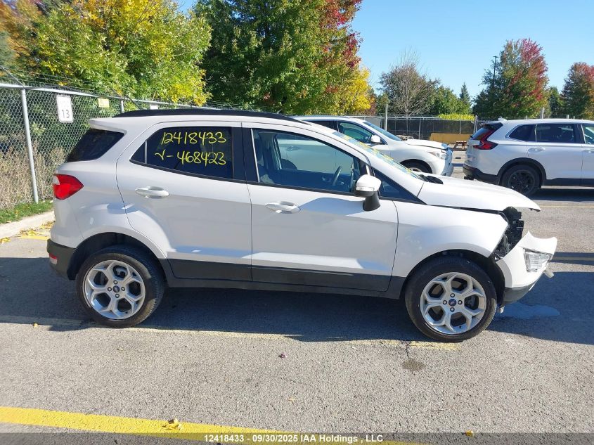 2022 Ford Ecosport VIN: MAJ6S3GL7NC468423 Lot: 12418433