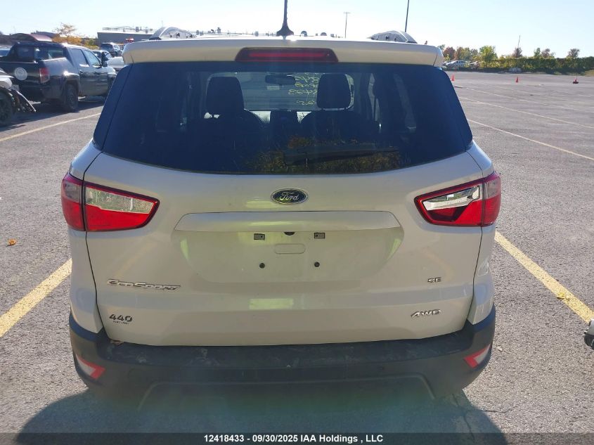 2022 Ford Ecosport VIN: MAJ6S3GL7NC468423 Lot: 12418433
