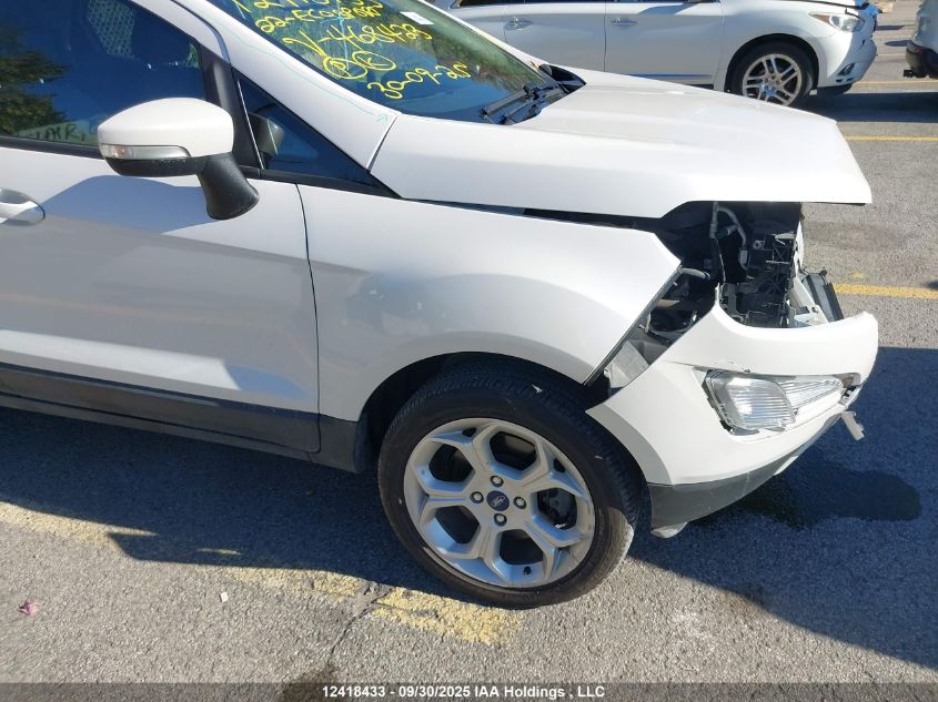 2022 Ford Ecosport VIN: MAJ6S3GL7NC468423 Lot: 12418433