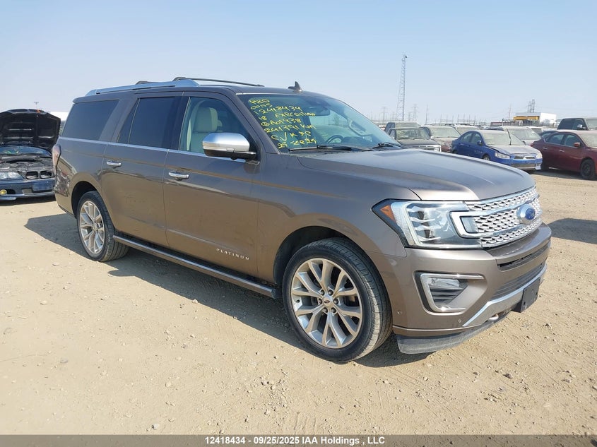 1FMJK1MT8JEA01938 2018 Ford Expedition Max Platinum auction photo 1