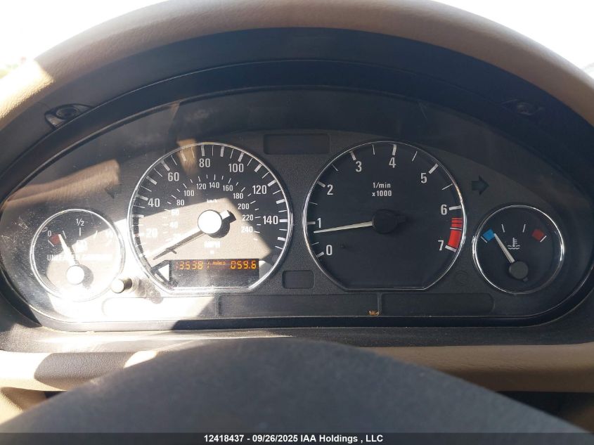 2000 BMW Z3 2.3 VIN: WBACH9348YLM91238 Lot: 12418437