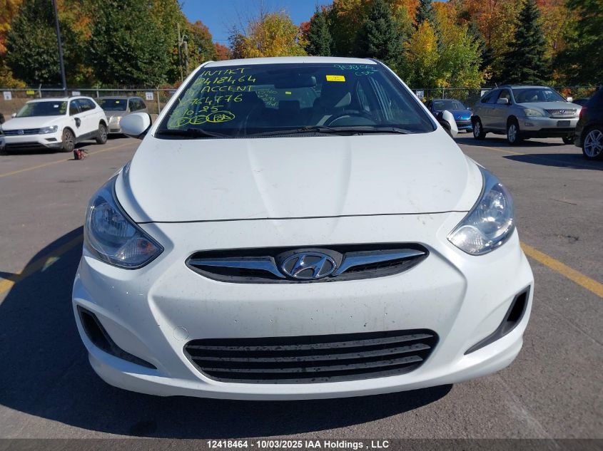 2014 Hyundai Accent VIN: KMHCT4AE8EU764776 Lot: 12418464
