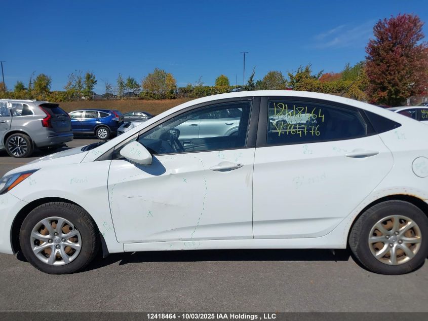 2014 Hyundai Accent VIN: KMHCT4AE8EU764776 Lot: 12418464