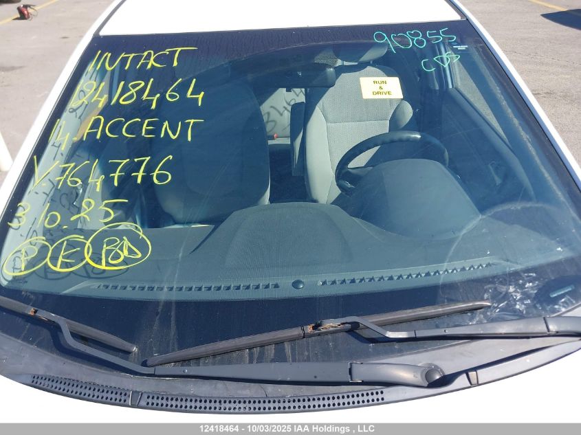 2014 Hyundai Accent VIN: KMHCT4AE8EU764776 Lot: 12418464