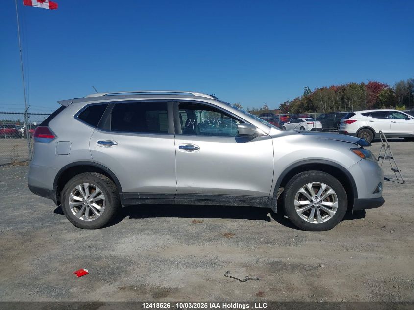 2014 Nissan Rogue S/Sl/Sv VIN: 5N1AT2MV7EC805654 Lot: 12418526
