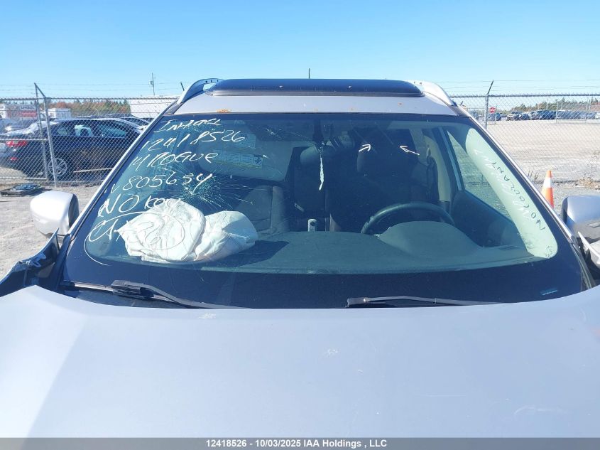 2014 Nissan Rogue S/Sl/Sv VIN: 5N1AT2MV7EC805654 Lot: 12418526