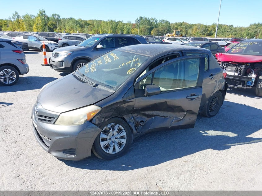 2012 Toyota Yaris Le VIN: JTDKTUD31CD518076 Lot: 12407076X