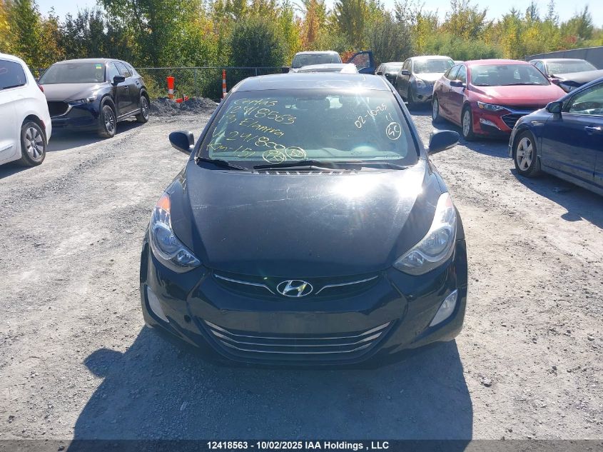 2013 Hyundai Elantra Gls/Limited VIN: 5NPDH4AE1DH241800 Lot: 12418563