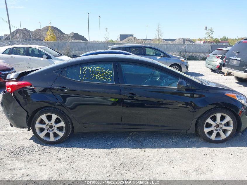 2013 Hyundai Elantra Gls/Limited VIN: 5NPDH4AE1DH241800 Lot: 12418563