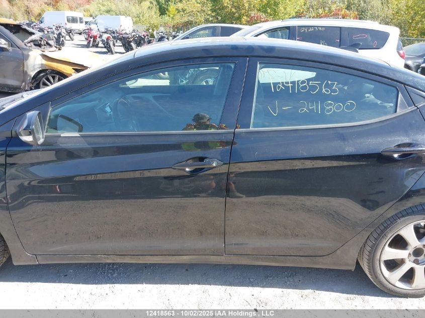 2013 Hyundai Elantra Gls/Limited VIN: 5NPDH4AE1DH241800 Lot: 12418563