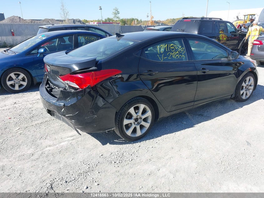 5NPDH4AE1DH241800 2013 HYUNDAI ELANTRA photo no. 4