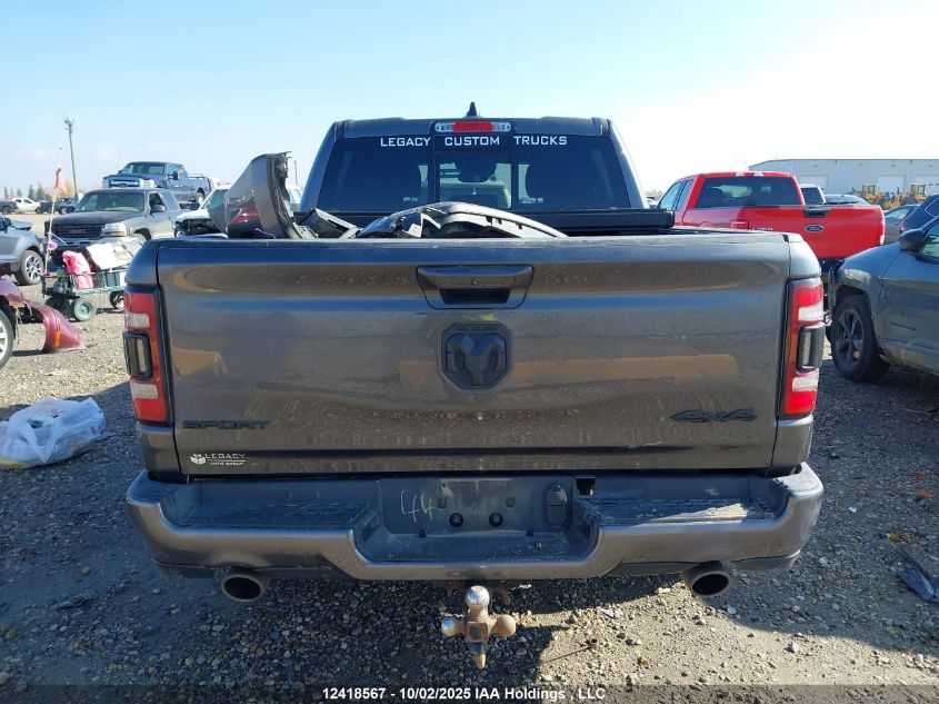 2022 Ram 1500 Sport VIN: 1C6SRFVTXNN394984 Lot: 12418567