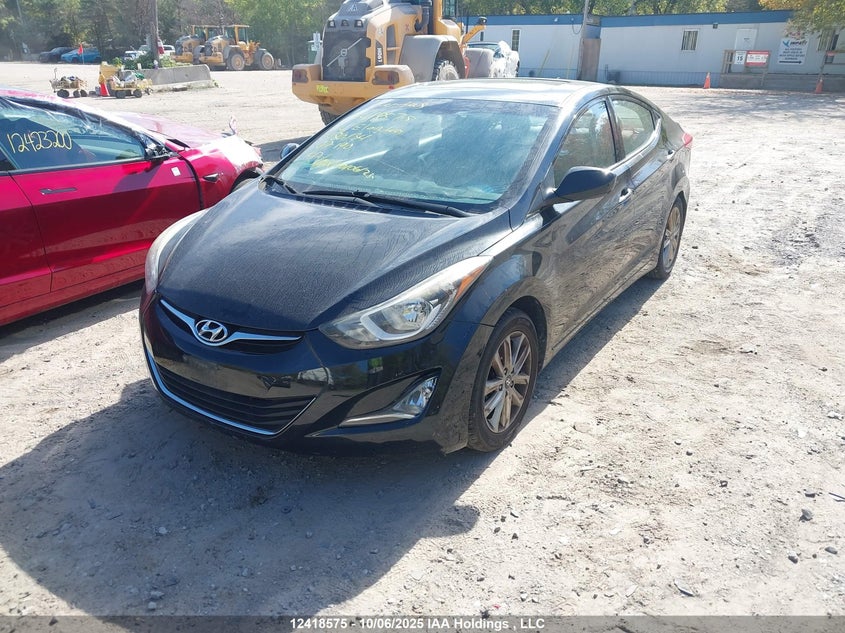5NPDH4AE7EH486134 2014 HYUNDAI ELANTRA photo no. 2