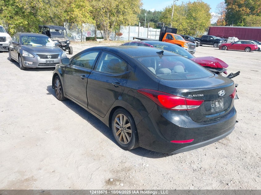 5NPDH4AE7EH486134 2014 HYUNDAI ELANTRA photo no. 3