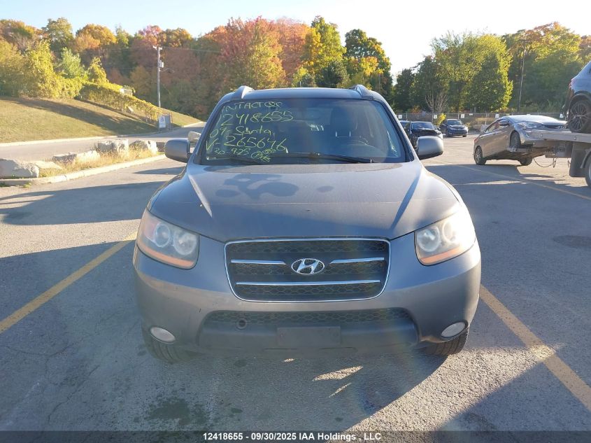2009 Hyundai Santa Fe VIN: 5NMSH73E29H265646 Lot: 12418655