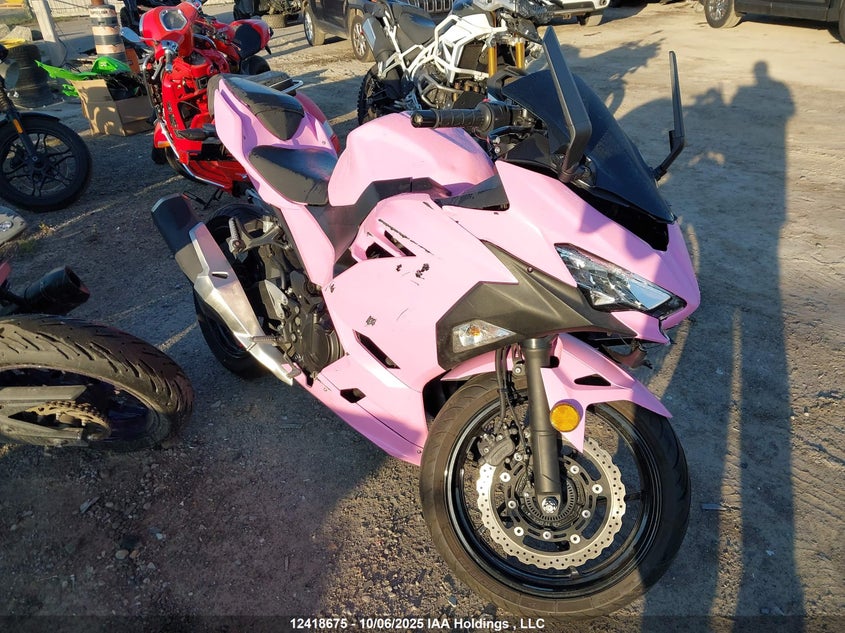 JKAEXKG11KDA40320 2019 Kawasaki Ex400 auction photo 1