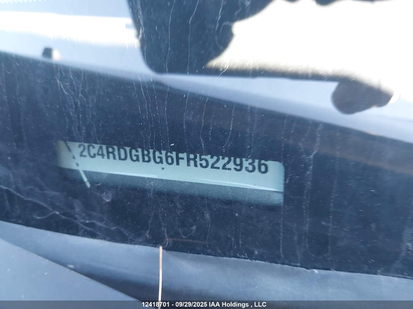 2C4RDGBG6FR522936 2015 DODGE CARAVAN photo no. 20
