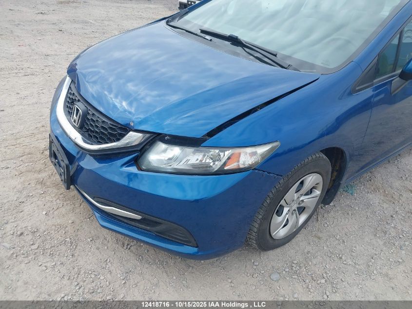 2013 Honda Civic Lx VIN: 2HGFB2F49DH028330 Lot: 12418716