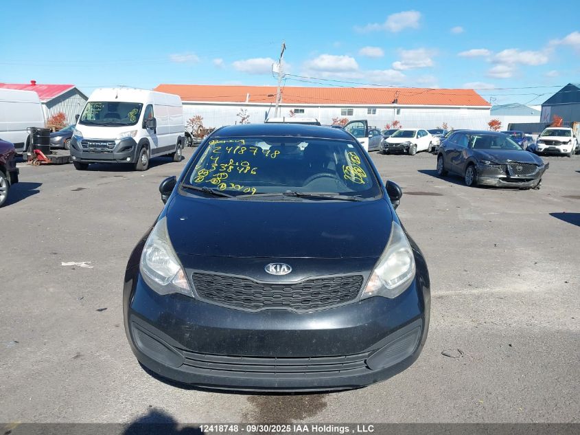 2014 Kia Rio Ex/Ex+/Lx/Lx+/Sx VIN: KNADM4A39E6338486 Lot: 12418748