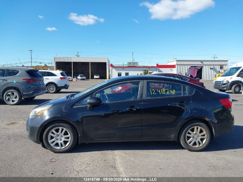 2014 Kia Rio Ex/Ex+/Lx/Lx+/Sx VIN: KNADM4A39E6338486 Lot: 12418748