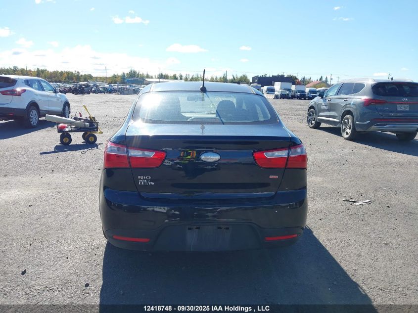 2014 Kia Rio Ex/Ex+/Lx/Lx+/Sx VIN: KNADM4A39E6338486 Lot: 12418748