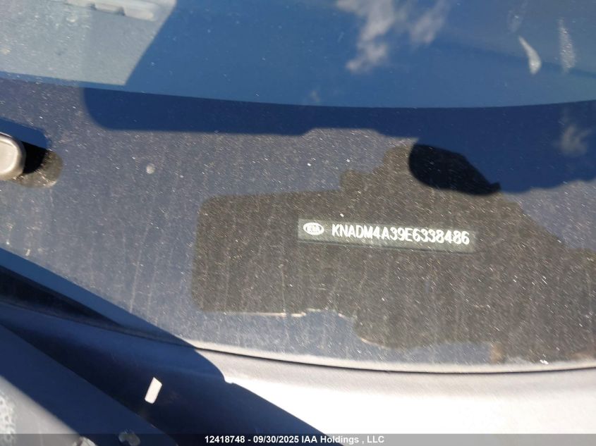 2014 Kia Rio Ex/Ex+/Lx/Lx+/Sx VIN: KNADM4A39E6338486 Lot: 12418748
