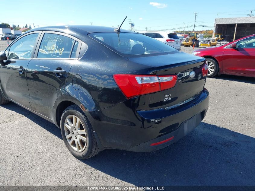2014 Kia Rio Ex/Ex+/Lx/Lx+/Sx VIN: KNADM4A39E6338486 Lot: 12418748