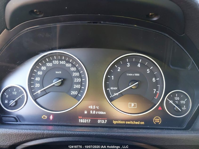 2016 BMW 328 Xi Sulev VIN: WBA8E3G5XGNT77517 Lot: 12418775