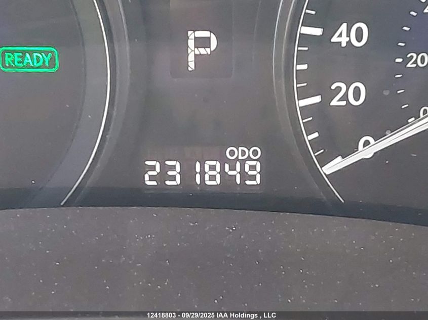 2011 Lexus Rx 450H VIN: JTJBC1BA1B2033198 Lot: 12418803