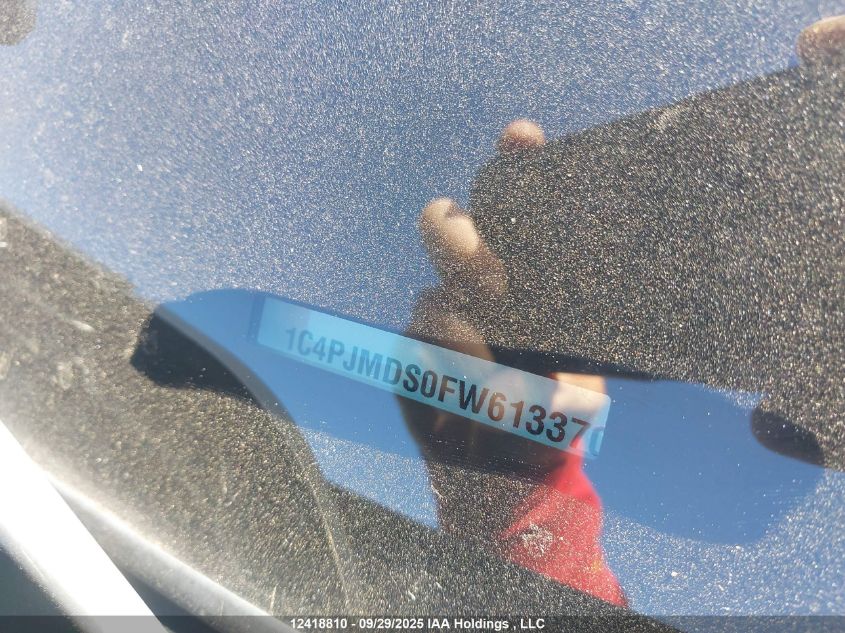 2015 Jeep Cherokee VIN: 1C4PJMDS0FW613370 Lot: 12418810