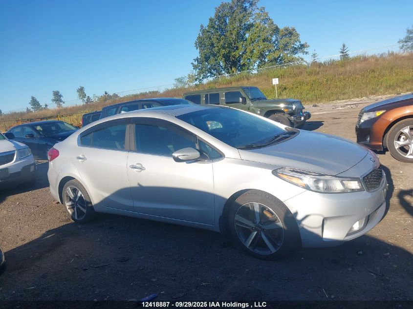 2017 Kia Forte Ex VIN: 3KPFL4A8XHE074378 Lot: 12418887