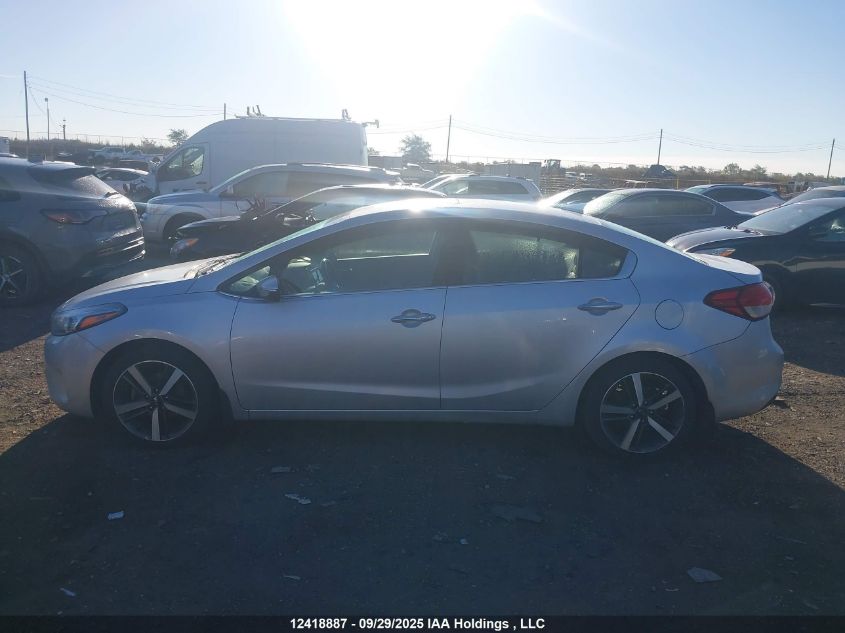 2017 Kia Forte Ex VIN: 3KPFL4A8XHE074378 Lot: 12418887