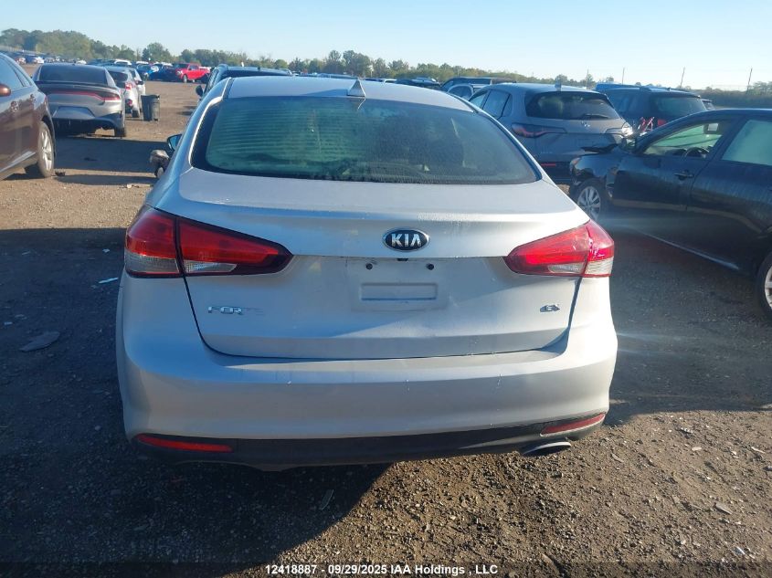 2017 Kia Forte Ex VIN: 3KPFL4A8XHE074378 Lot: 12418887